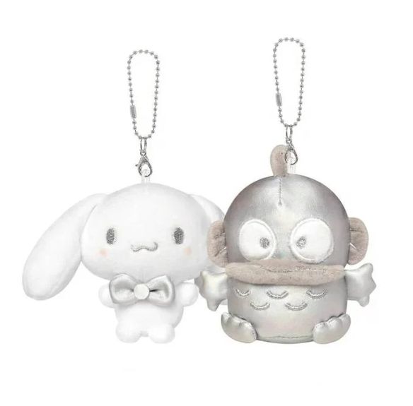 Cinnamoroll&amp; Hayodon Keychain Plush Sliver