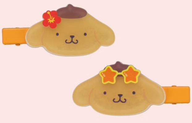 Sanrio Characters Sun-Kisses Series Hair Clip Pompompurin