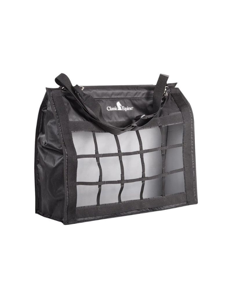 Topload Hay Bag Medium Feed, Color: Black