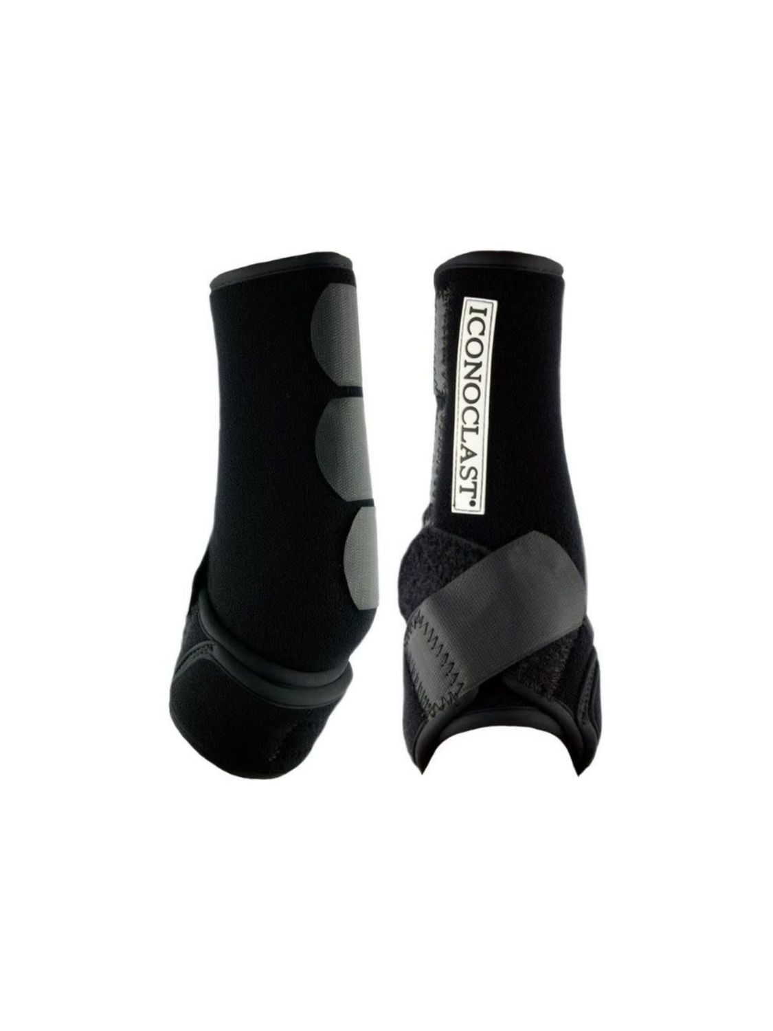 Ortho Boots Front , Color: Black, Size: Small