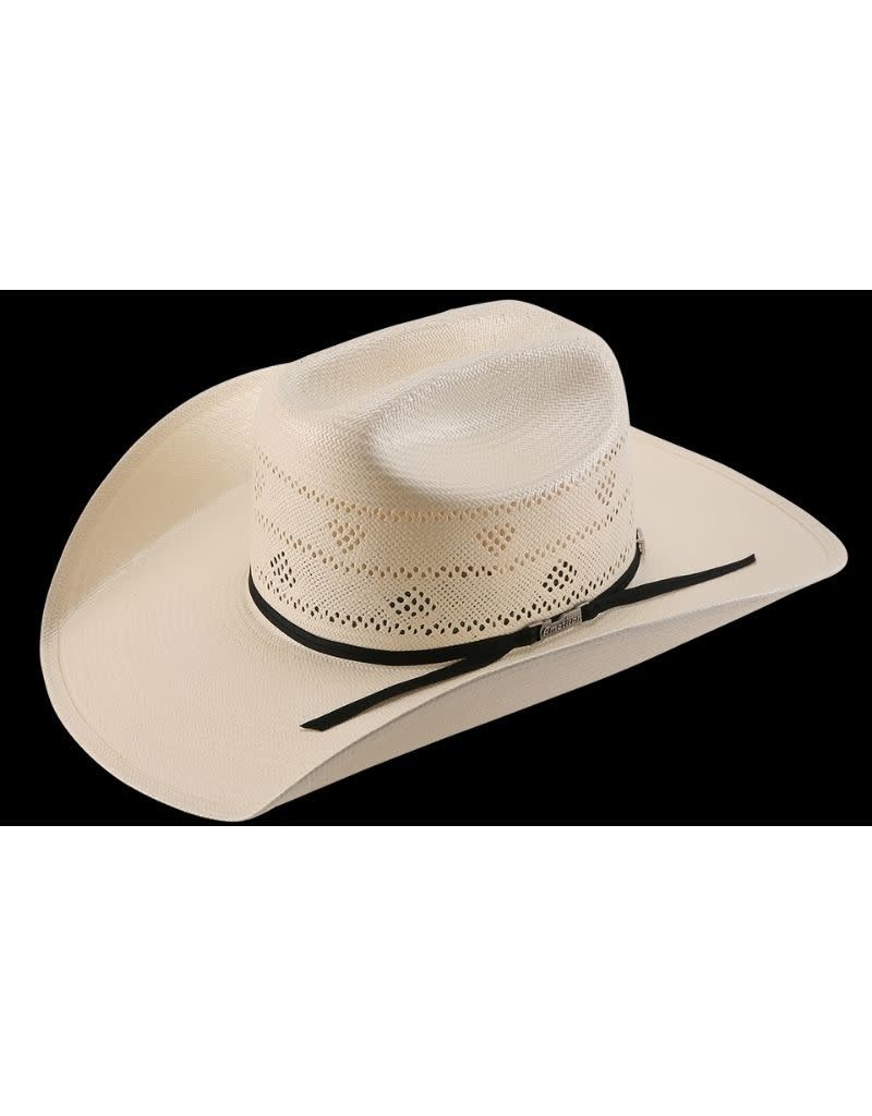 8200 Rancher Straw Hat w/Blk Trim