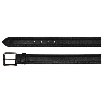 Men's Belt Black w/Stitching