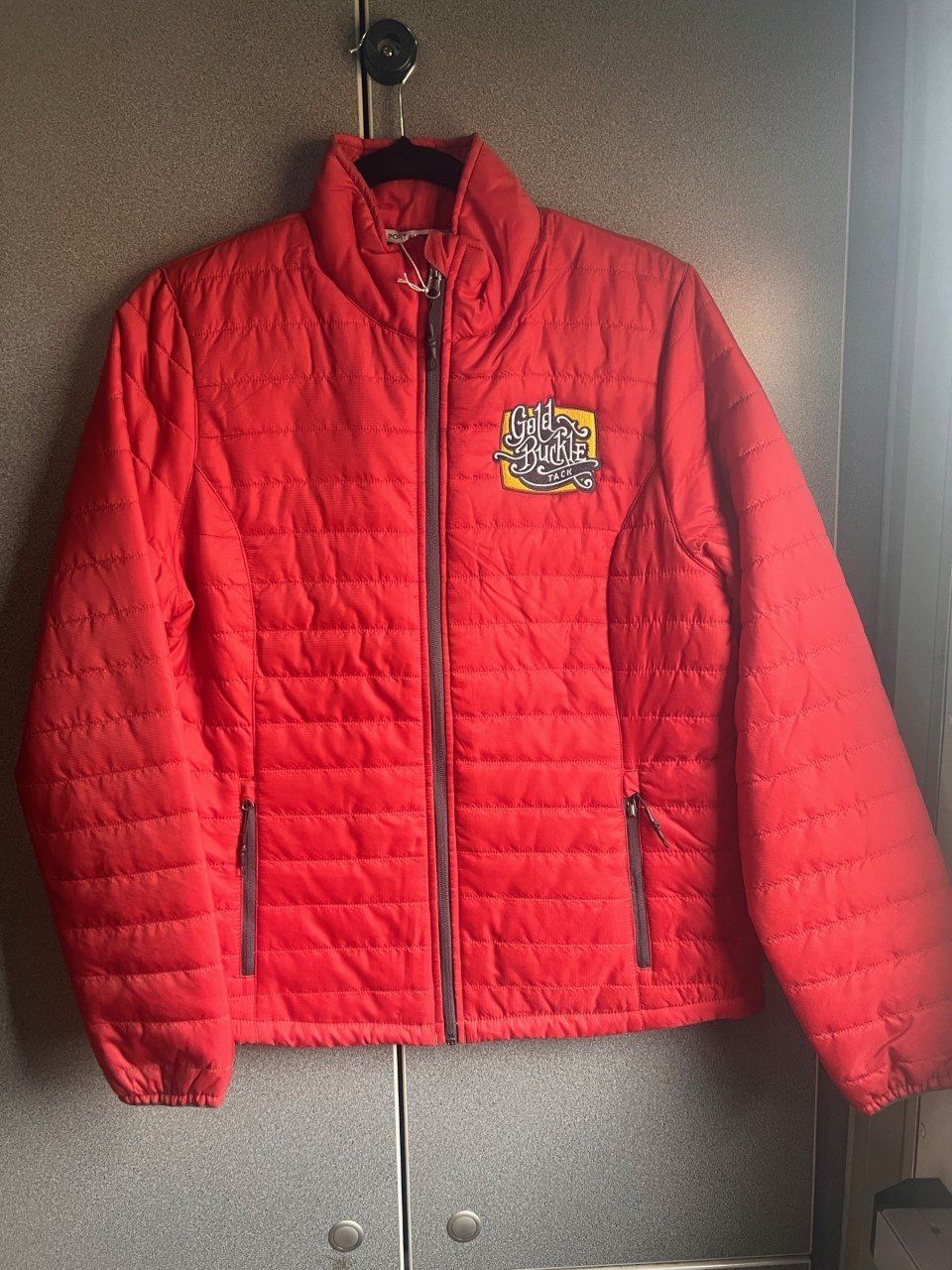 Womens Puffer Jacket, Color: Red, Size: XSmall