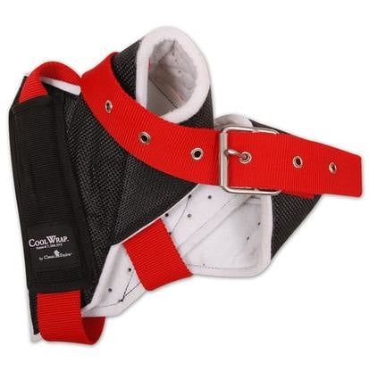 Steer Horn Wraps, Color: Red