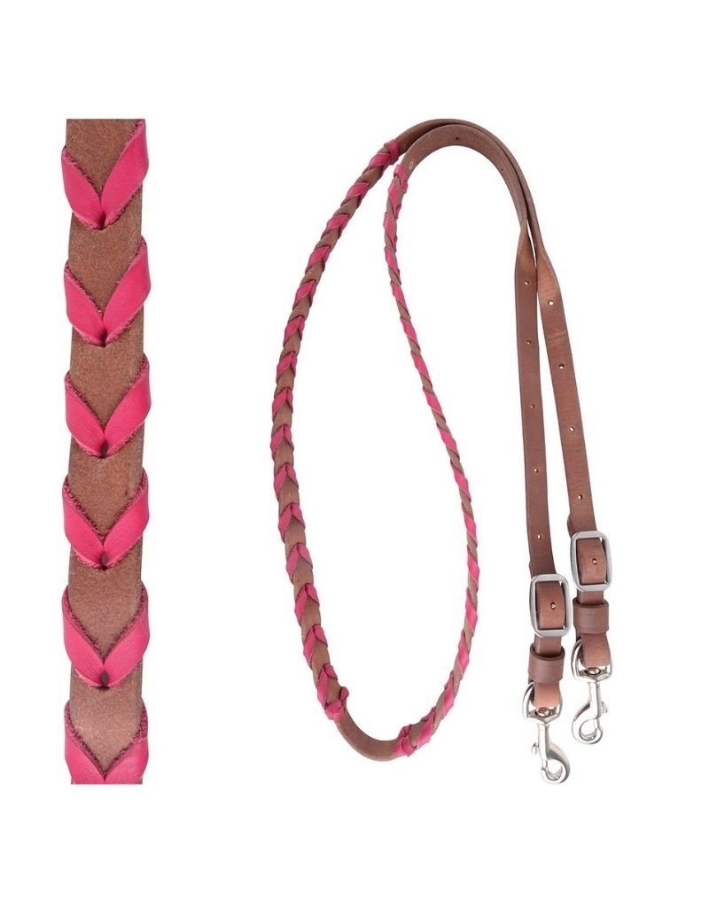 Barrel Reins 3/4" Laced