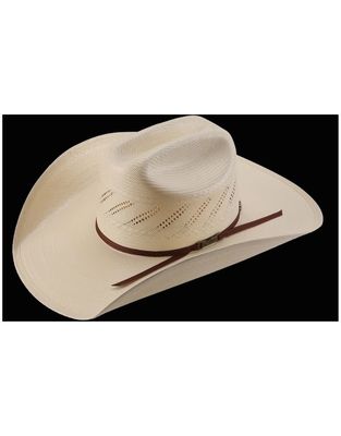 7900 Rancher Straw Hat w/ChocolateTrim