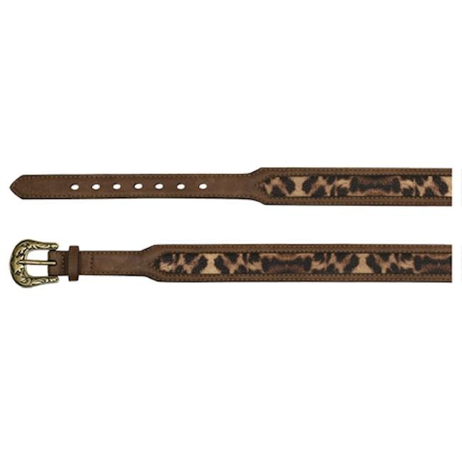 Girl's Belt Tapered Leopard