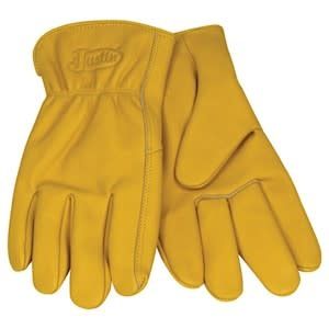 All Leather Gloves w/Elastic Wrist