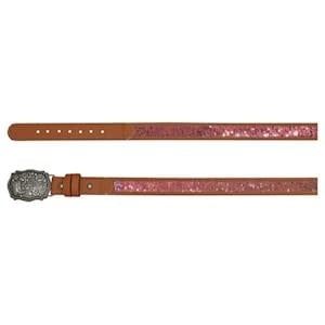 Girls Belt Sparkling Iridescent Sequins