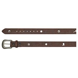 Boys Belt Tooled Pattern w/Western Cut-Outs