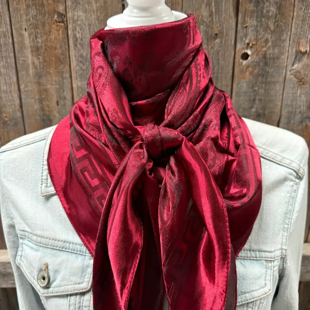 Wild Rags - Jacquard, Color: Burgundy