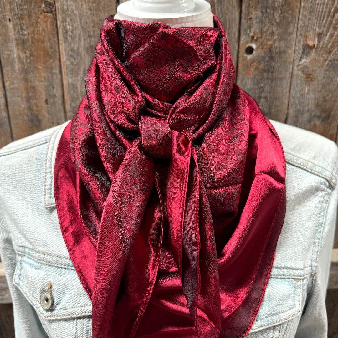 Wild Rags - Jacquard, Color: Burgundy