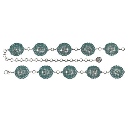 Ladies Turquoise Concho Belt