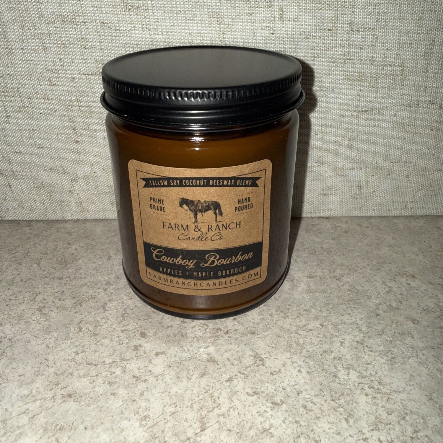 7 oz Candle, Type: Cowboy Bourbon