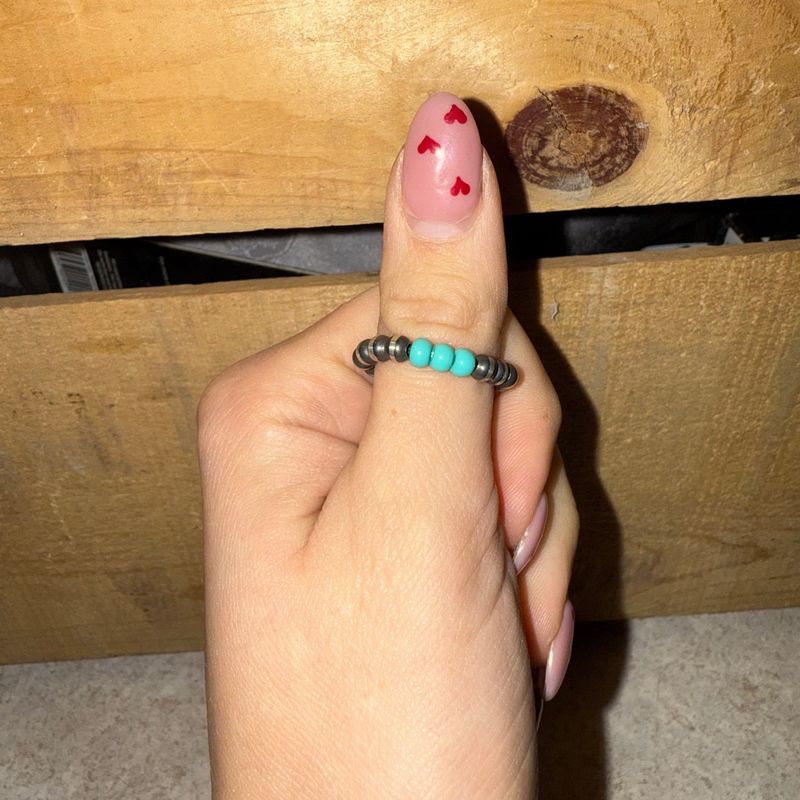 Triple Turquoise Stretchy Ring