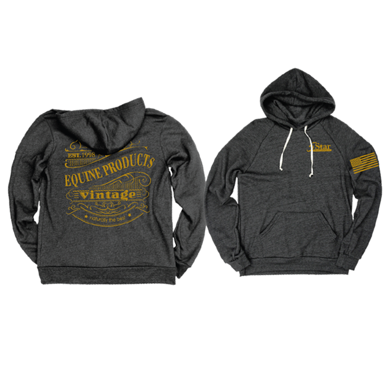 Triblend y Fleece Ragland Hoodie