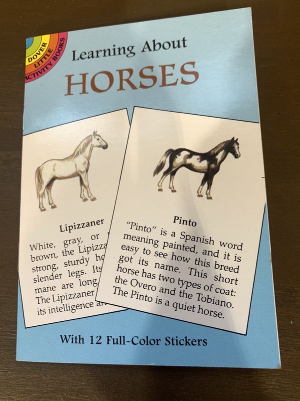 Learning about Horses Activity Book