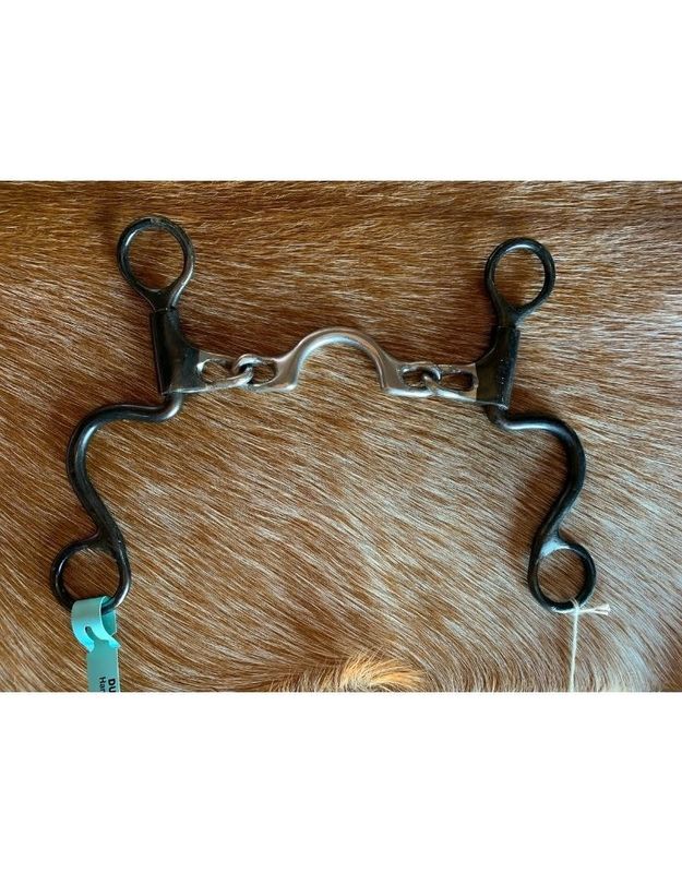 1 ½" Rounded low port chain 6 ½" cheek bit