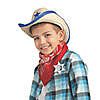 Western Dress Up Accessory Kit (hat/bandana/badge)