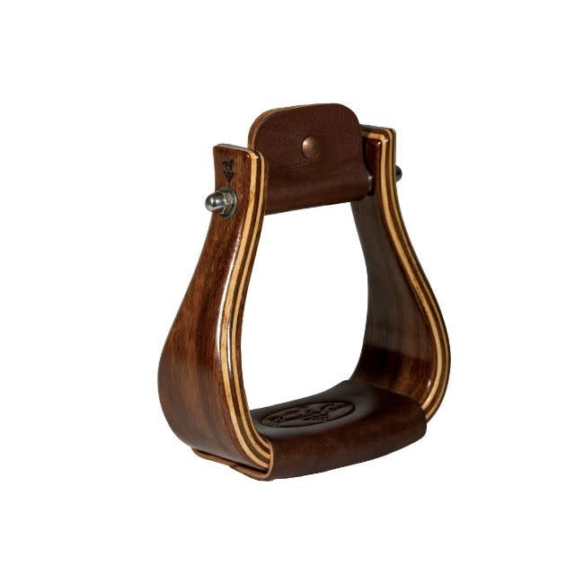 Wood Stirrup Dark Gloss