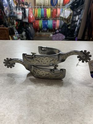 Bob Avila Spur Floral Med Shank