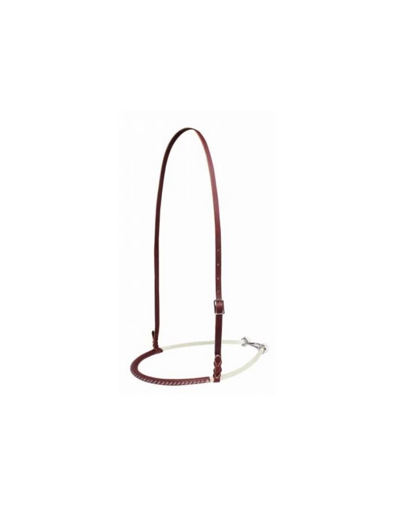 Hand laced rope noseband