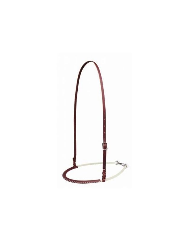 Hand laced rope noseband