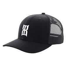 Black Steel Cap w/White Logo