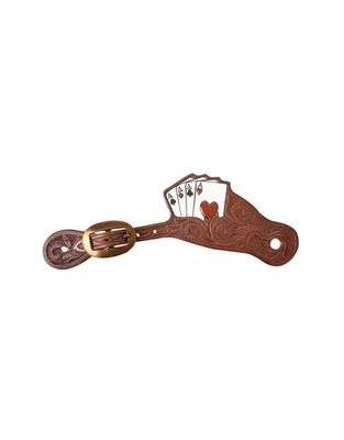 Card Suite Chocolate Skirting Spur Straps