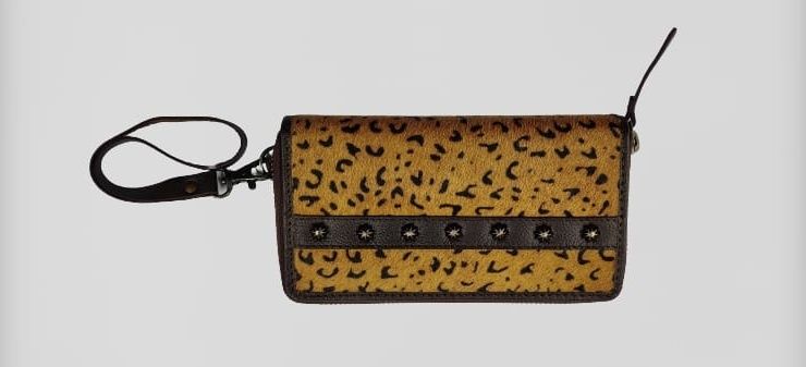 Wallet - Large w/Leopard Hairon