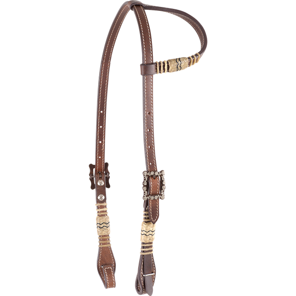 Headstall Slip Ear Chocolate