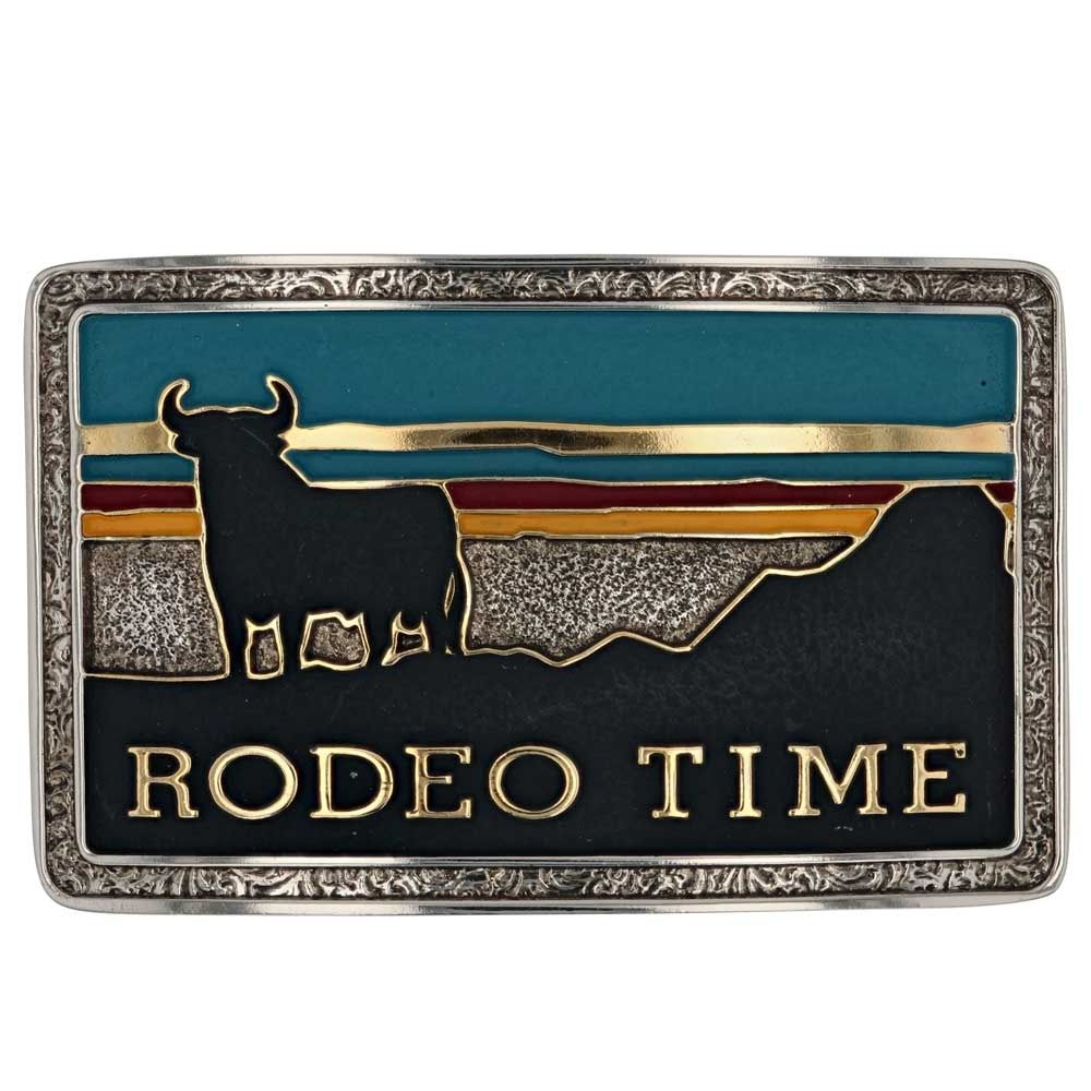 Rodeo Time Southwestern Belt Buckle