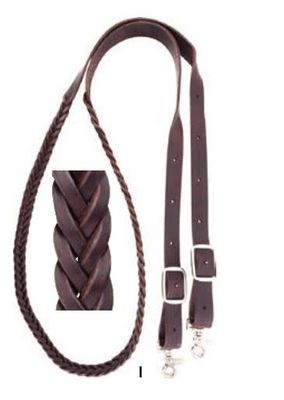Roping Rein 7/8" 5 Plait Latigo