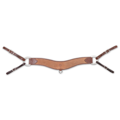 4" Rough Out Steer Roper Breast Collar