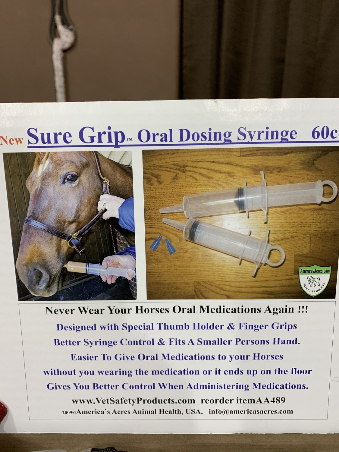 Syringe - SureGrip Oral Dosing Medication &amp; Feeding