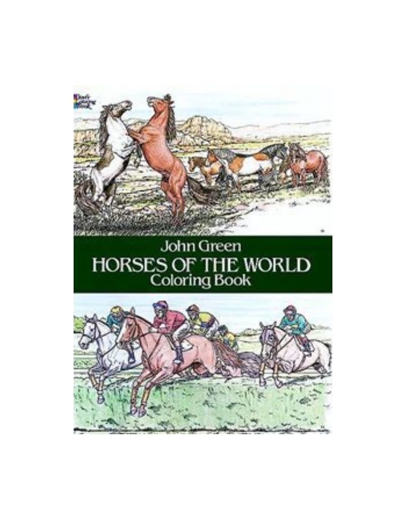 Horses of the World Coloring Book