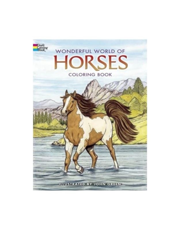 Wonderful World of Horses Coloring Book