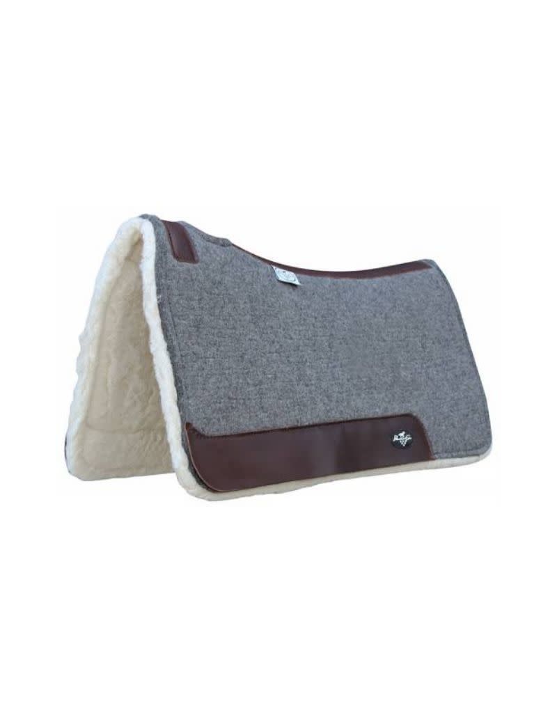 Steam Pressed Pad  31x32 1 1/4" Fleece-Grey