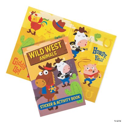 Western Animal Sticker Activity Book