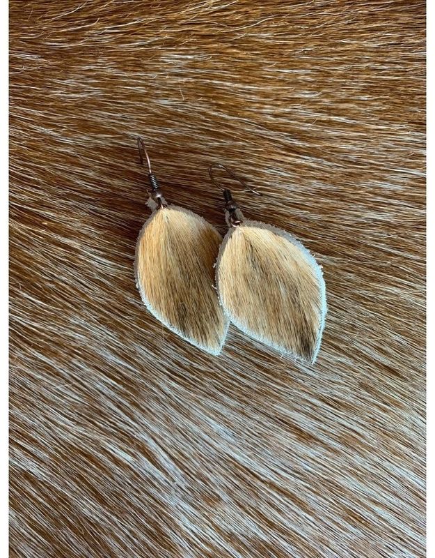 Small Hide Earrings