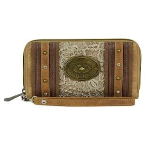 Wallet Light Tan Lace