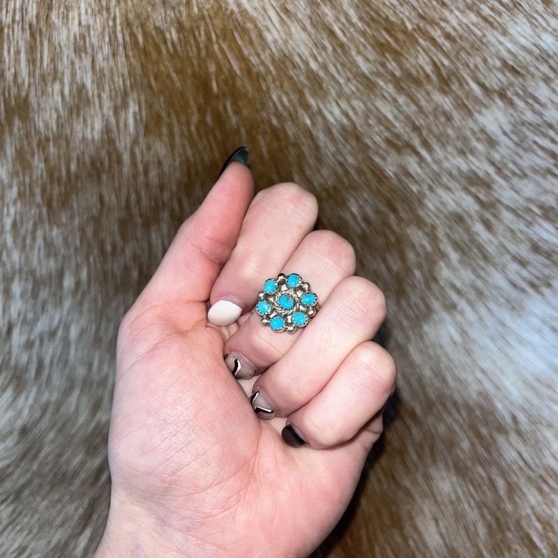 Kingman Turquoise Ring 6.5