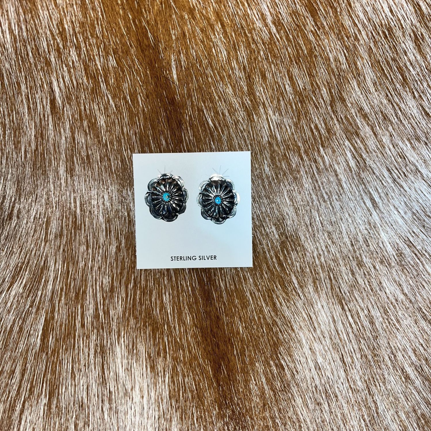 SS Kingman Turquoise Earring