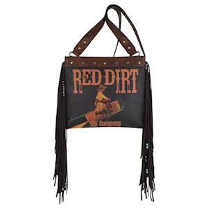 Crossbody w/Rocket Cowgirl &amp; Leather Fringe
