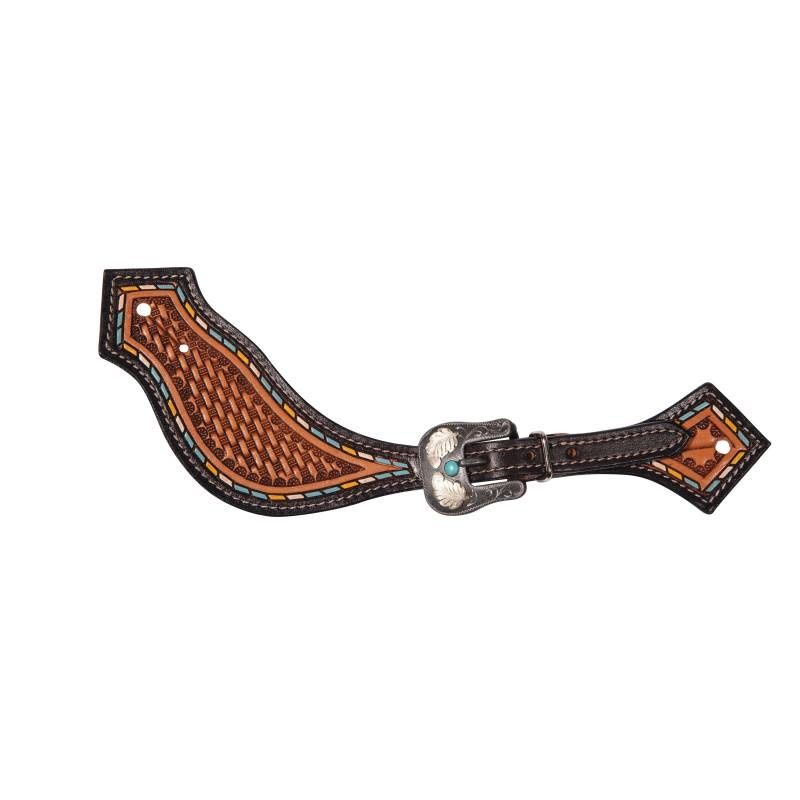 Line Feather Buckle Spur Strap Ladies