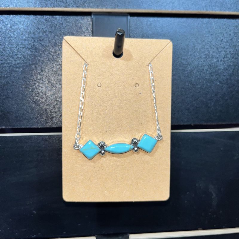 Turquoise Misshape Necklace