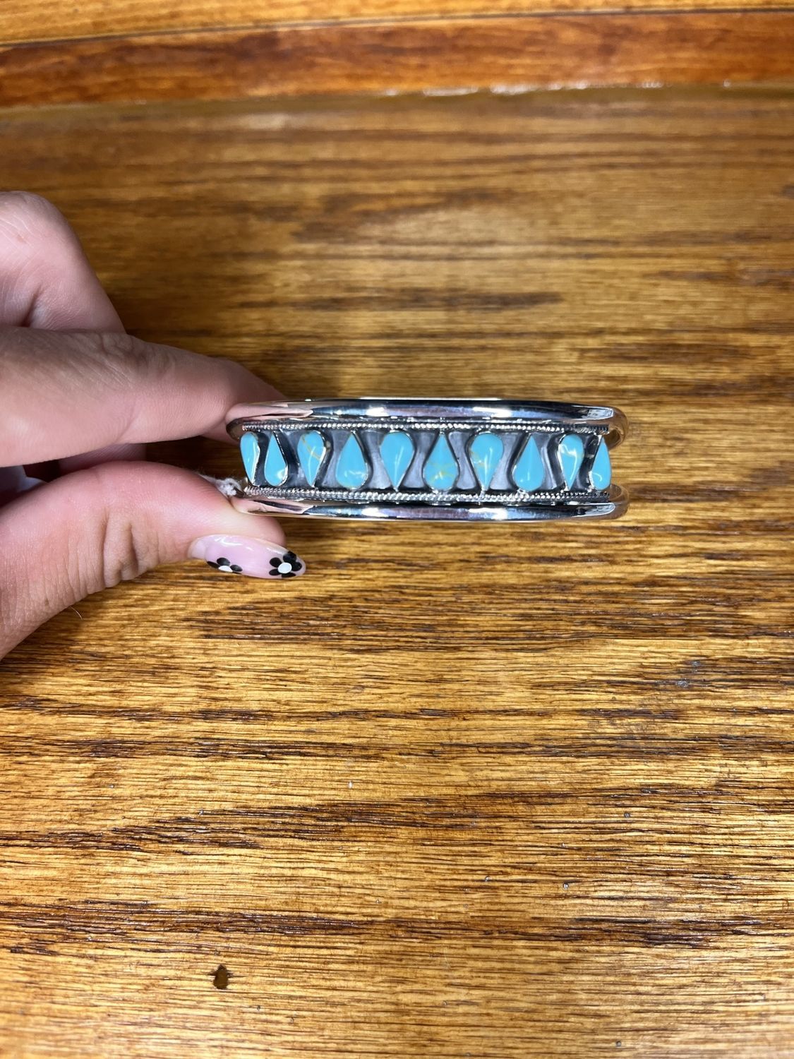 Turquoise Multiple Teardrop Cuff