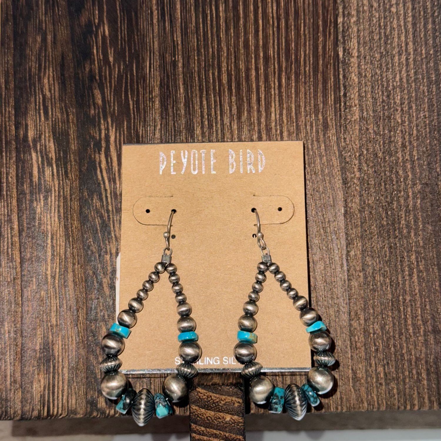 Desert Pearl Loop Earrings
