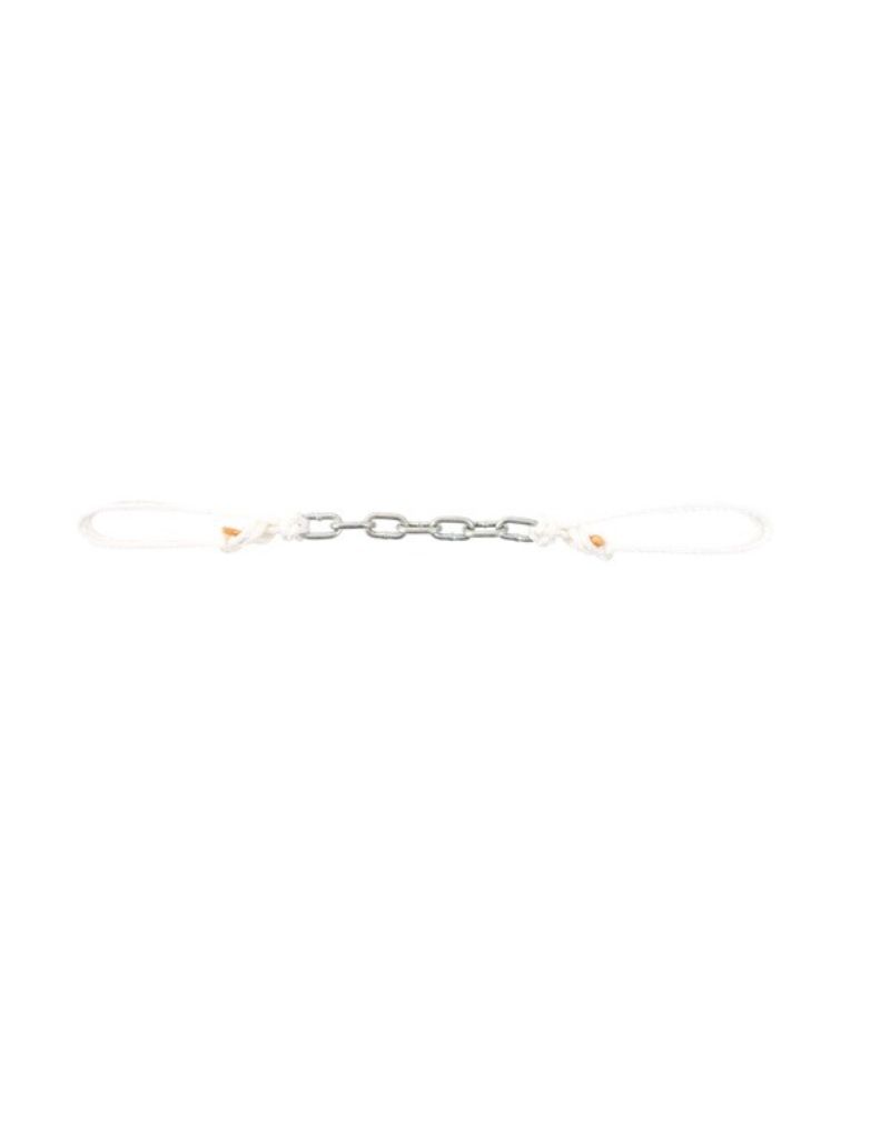 Curb Strap 7 Link Dog Chain w/adj string