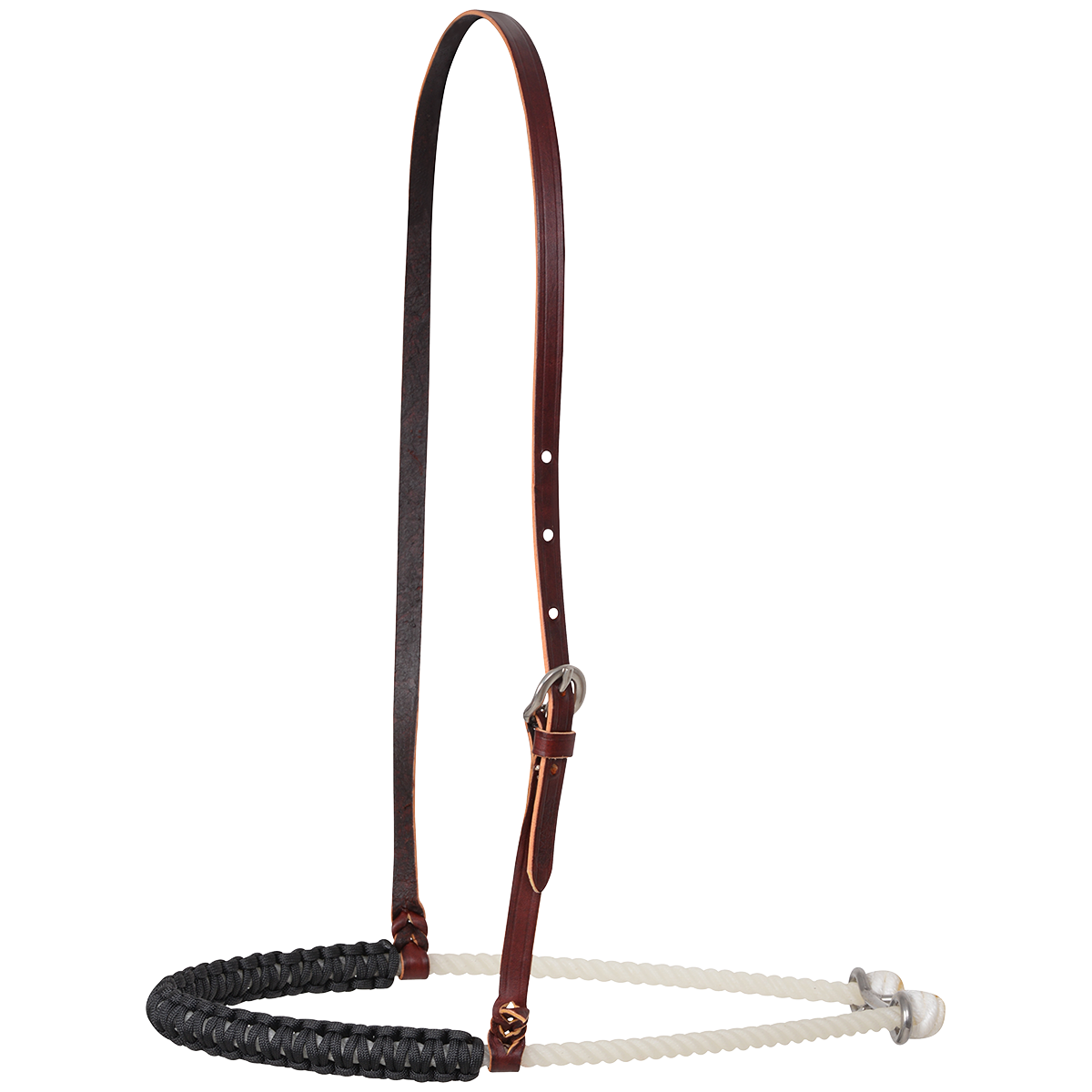 Noseband Single Rope w/Braided Nylon